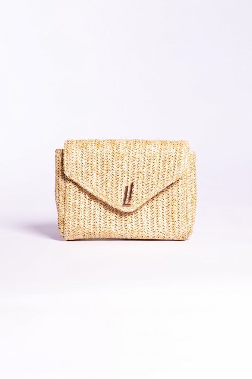 Tropical Straw Multifunctional Mini Bag