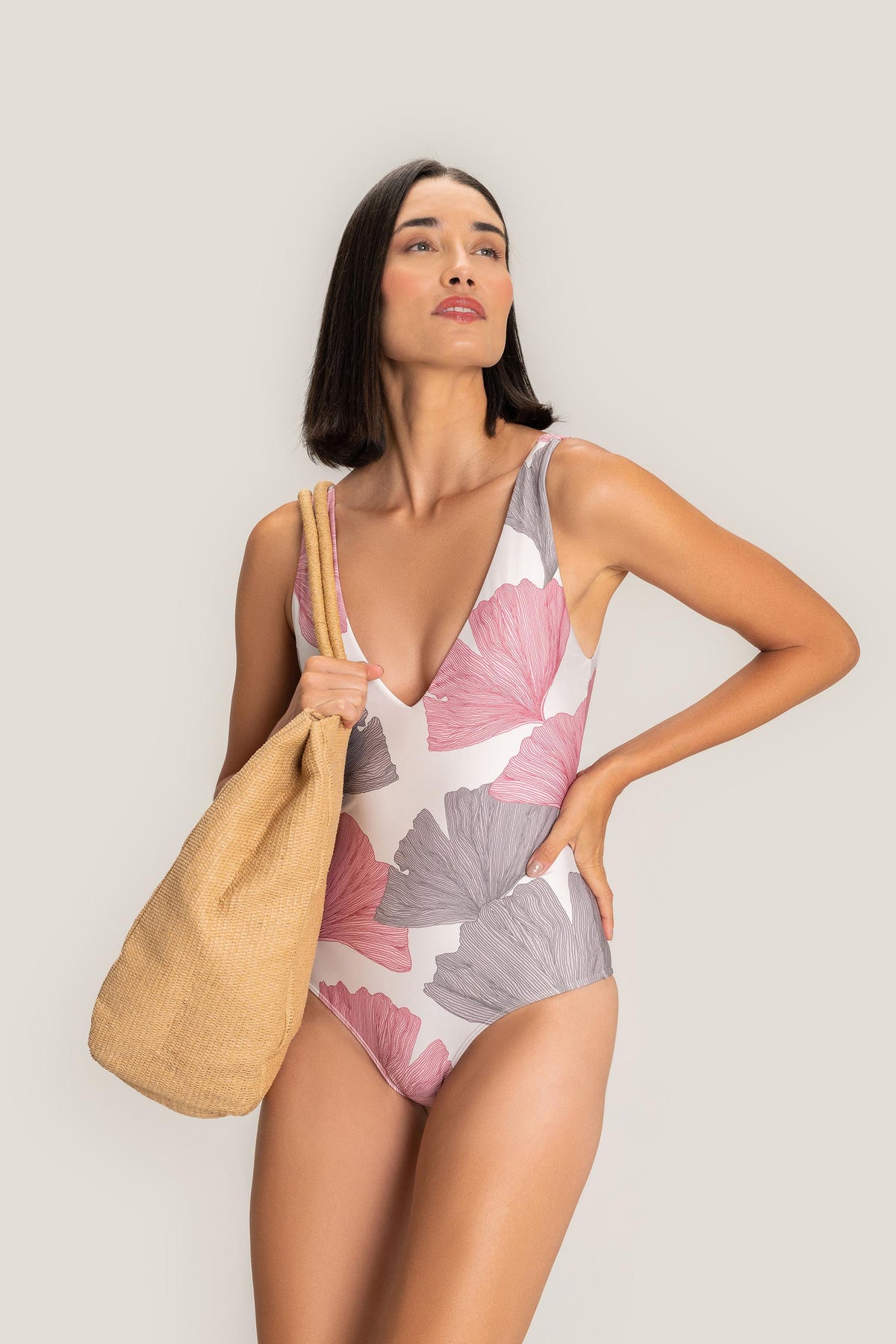 Boho Bloom Deep V One Piece