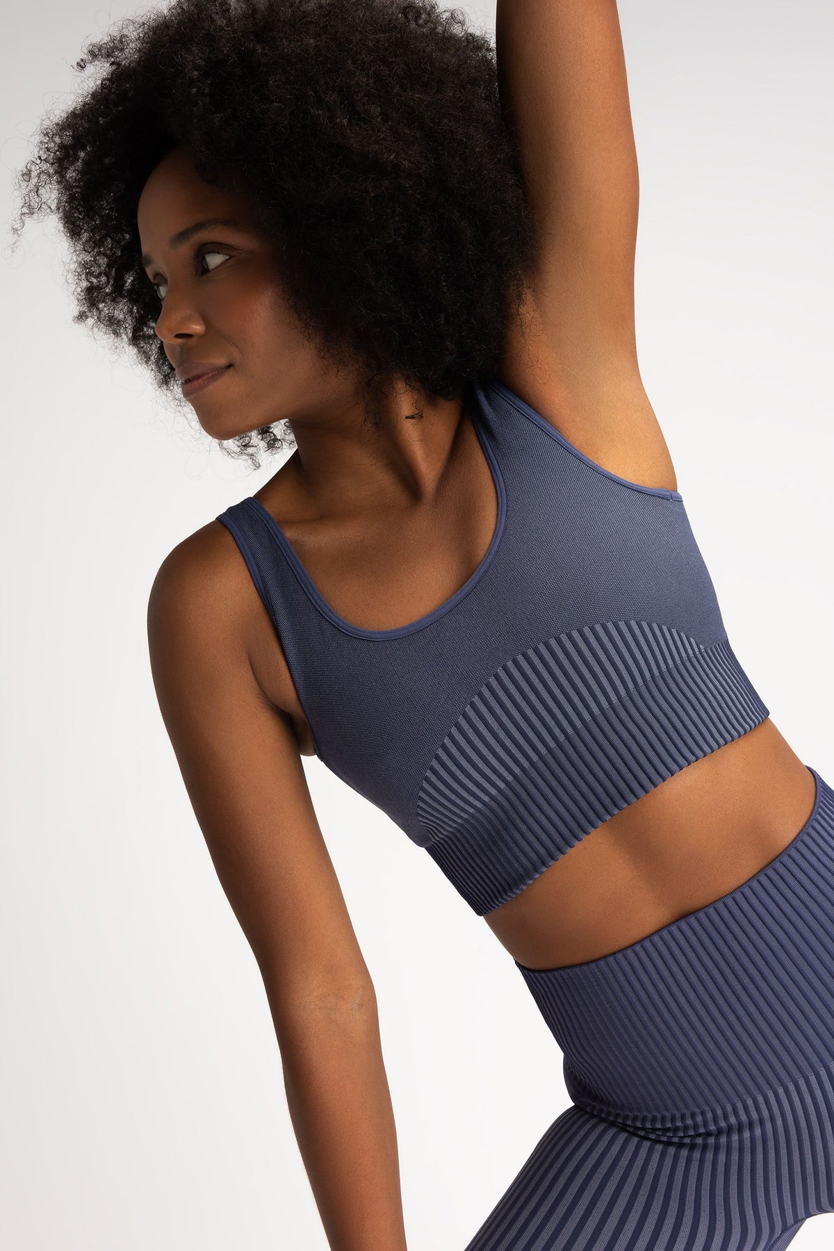 Rib Seamless Sports Bra